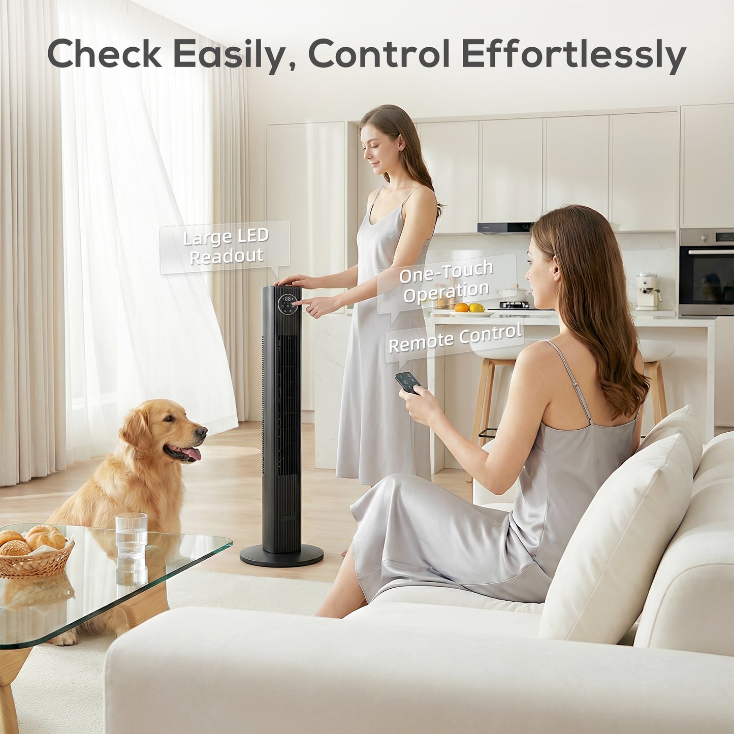 HOMCOM 36 Inch Tower Fan Quiet 28 Db 80 Degree Oscillation 12 Speeds 4 Modes Remote Control 12 Hour Timer Black