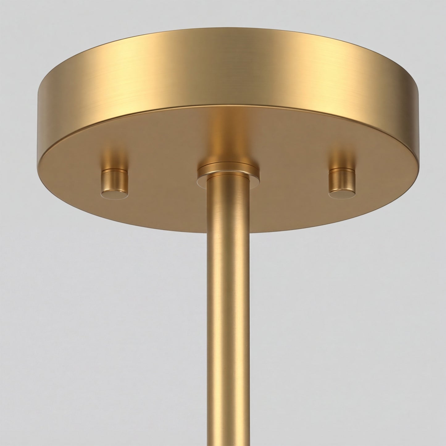 HOMCOM Semi Flush Mount Modern Crystal Chandelier Ceiling Light With E14 Base Gold Finish