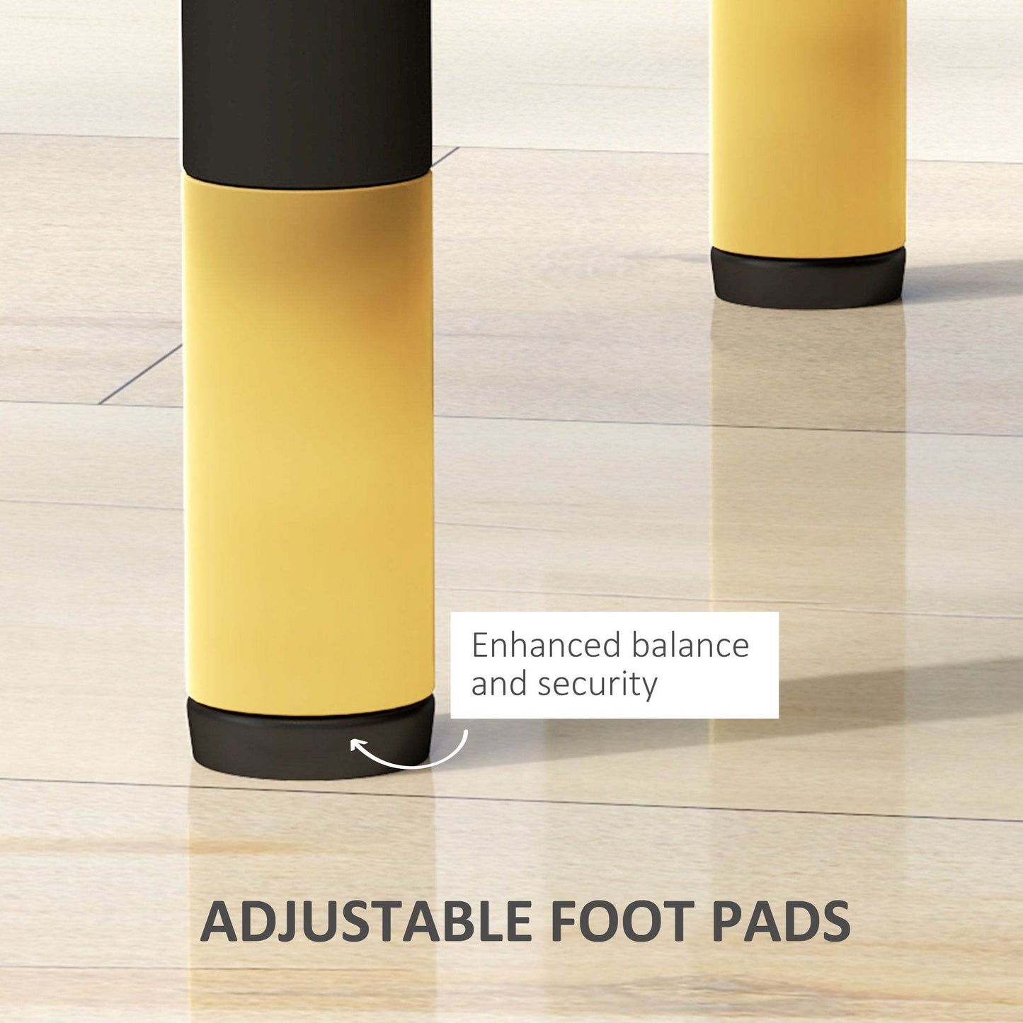 Luxurious Black PU Leather Nightstand with Gold Accents and Dual Drawers - ALL4U RETAILER LTD