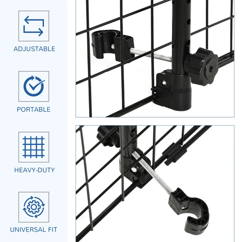 PawHut Heavy Duty Black Pet Dog Car Barrier - Secure and Reliable Vehicle Safety Partition - ALL4U RETAILER LTD