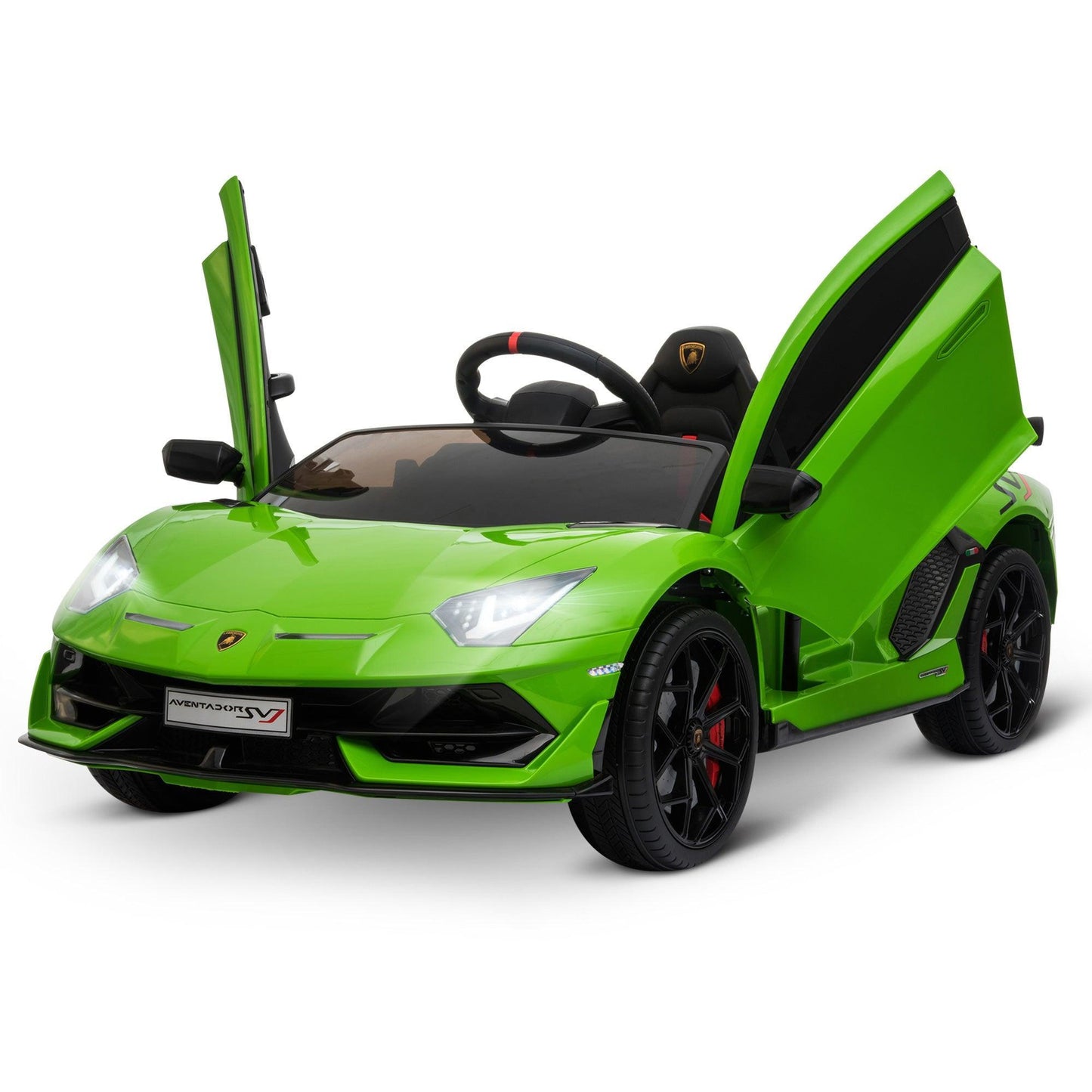 HOMCOM 12V Kids Electric Ride On Car - Lamborghini Aventador - ALL4U RETAILER LTD
