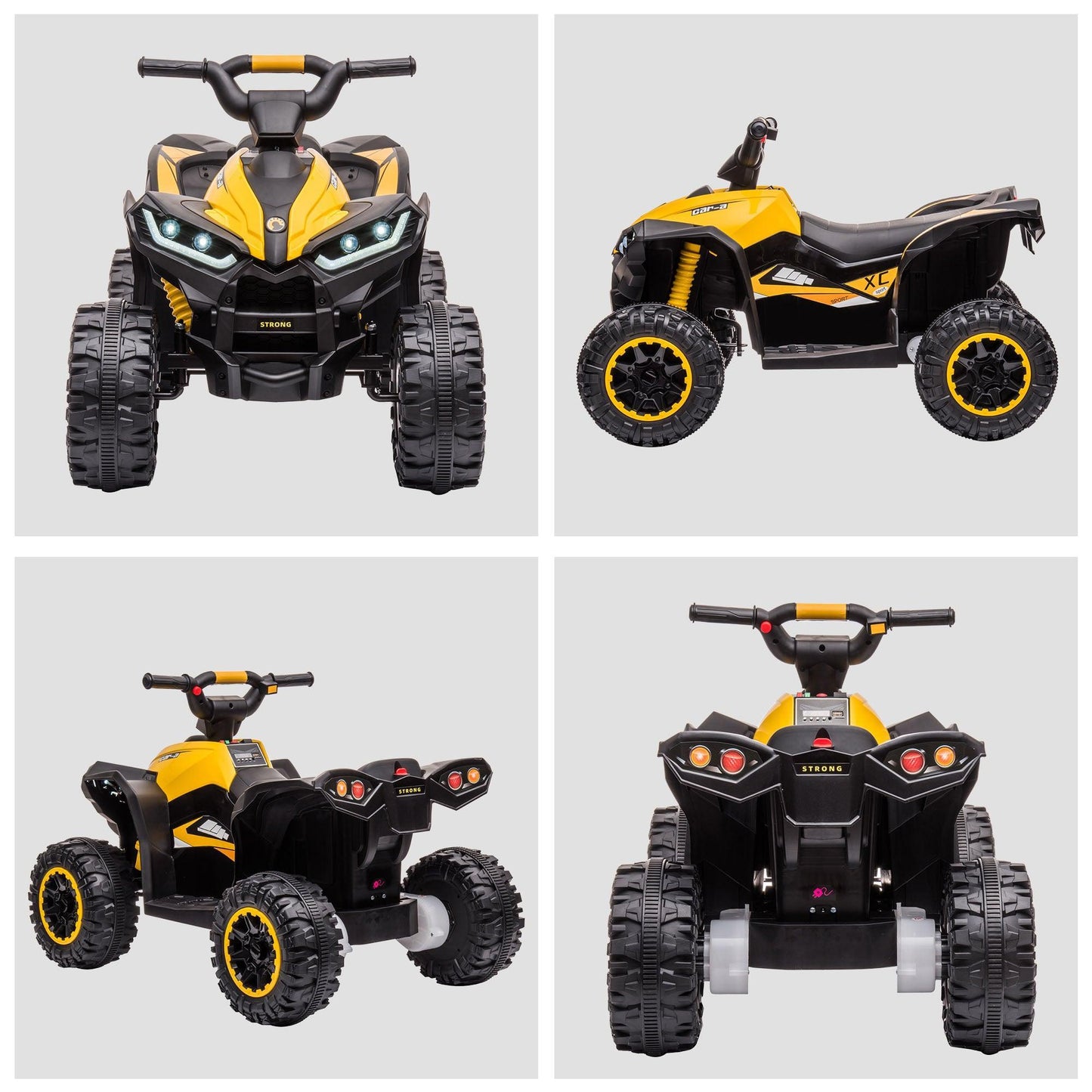 HOMCOM 12V Quad: High/Low Speed Ride-On ATV - ALL4U RETAILER LTD