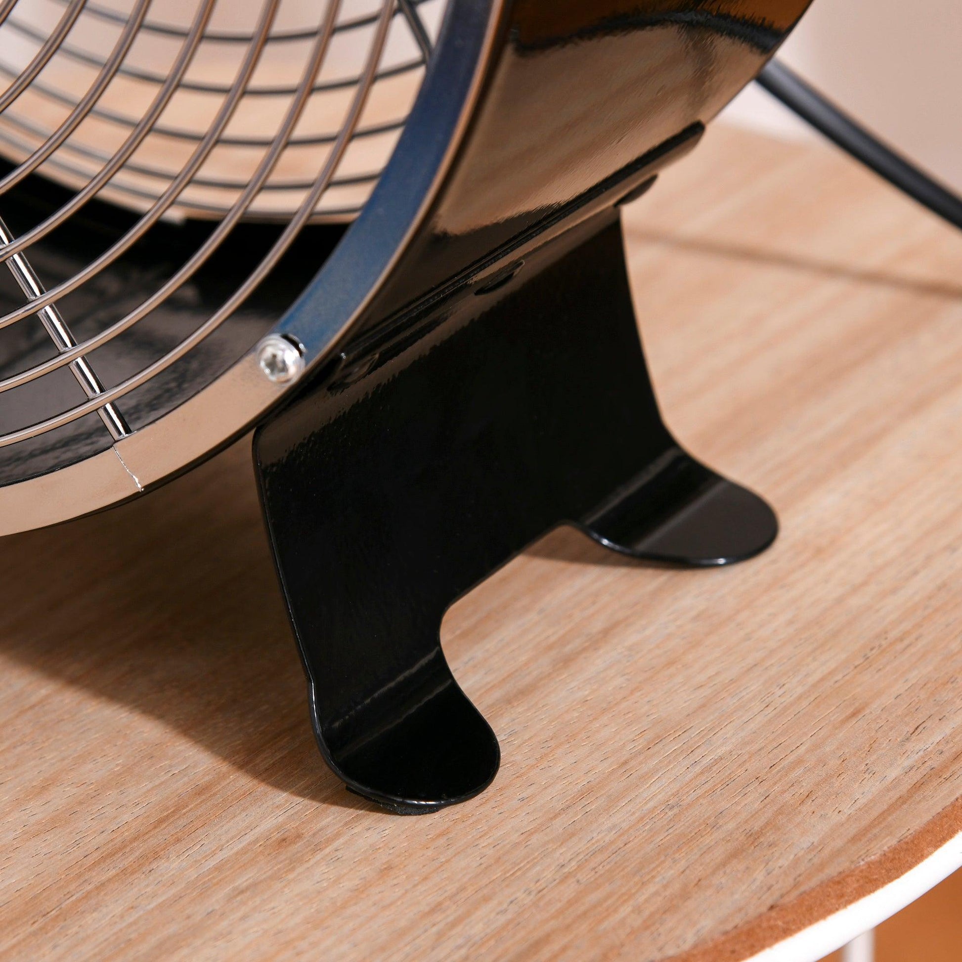 HOMCOM 26cm Electric Table Fan - Efficient and Portable - ALL4U RETAILER LTD