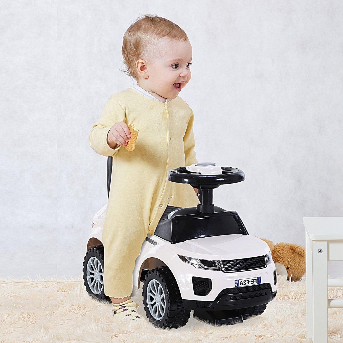 HOMCOM 3-in-1 Toddler Ride On Car - ALL4U RETAILER LTD