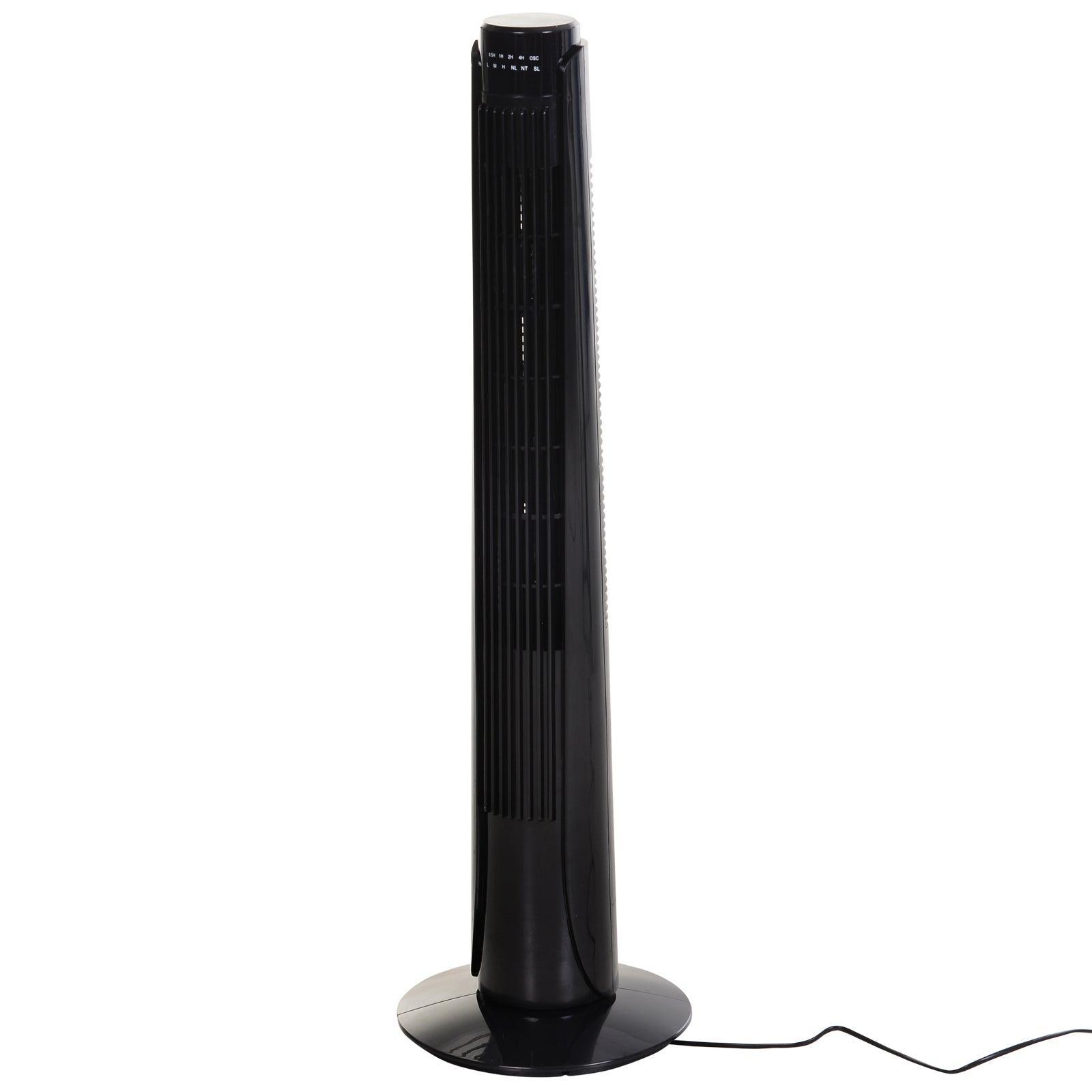 HOMCOM 36 Tower Fan - Remote Control, Quiet Operation - ALL4U RETAILER LTD