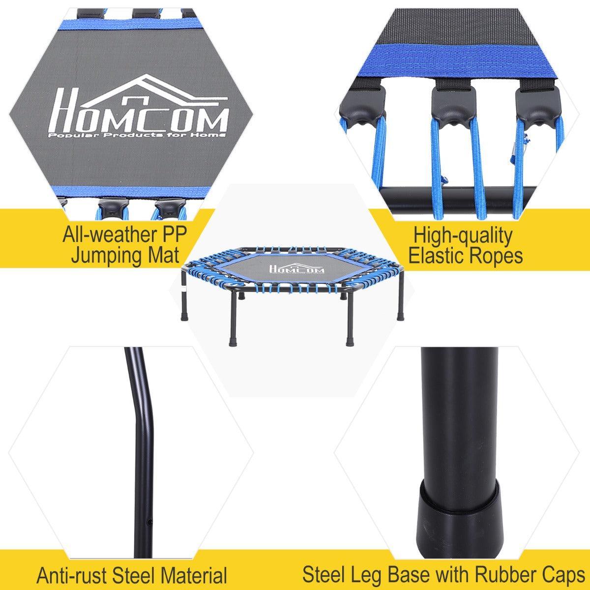 HOMCOM 40" Mini Trampoline - Compact & Sturdy - ALL4U RETAILER LTD