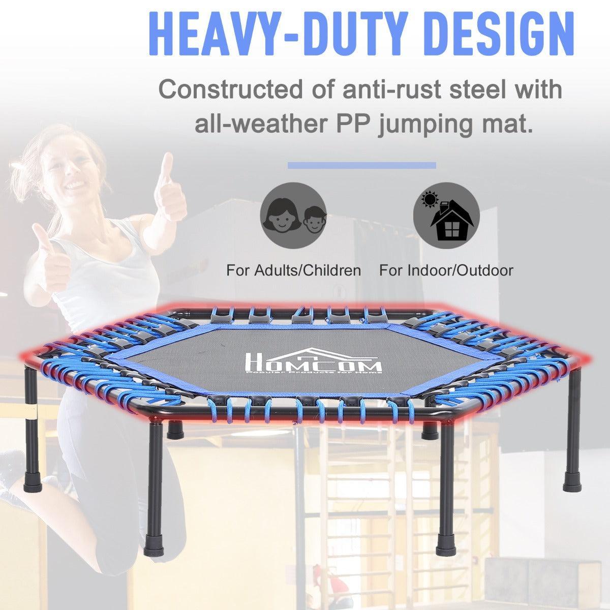 HOMCOM 40" Mini Trampoline - Compact & Sturdy - ALL4U RETAILER LTD