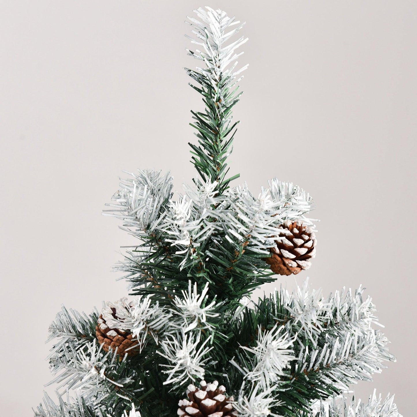 HOMCOM 5FT Artificial Christmas Tree w/ Pine Cones - ALL4U RETAILER LTD