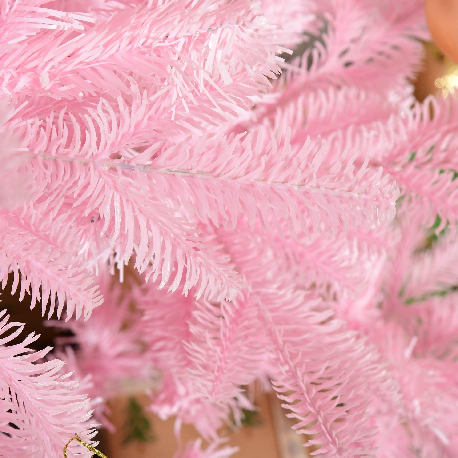 HOMCOM 5FT Pink Pop-up Xmas Tree: Perfect Holiday Decoration - ALL4U RETAILER LTD