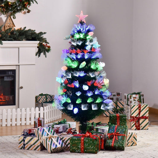 HOMCOM 5FT Pre-Lit Christmas Tree - ALL4U RETAILER LTD