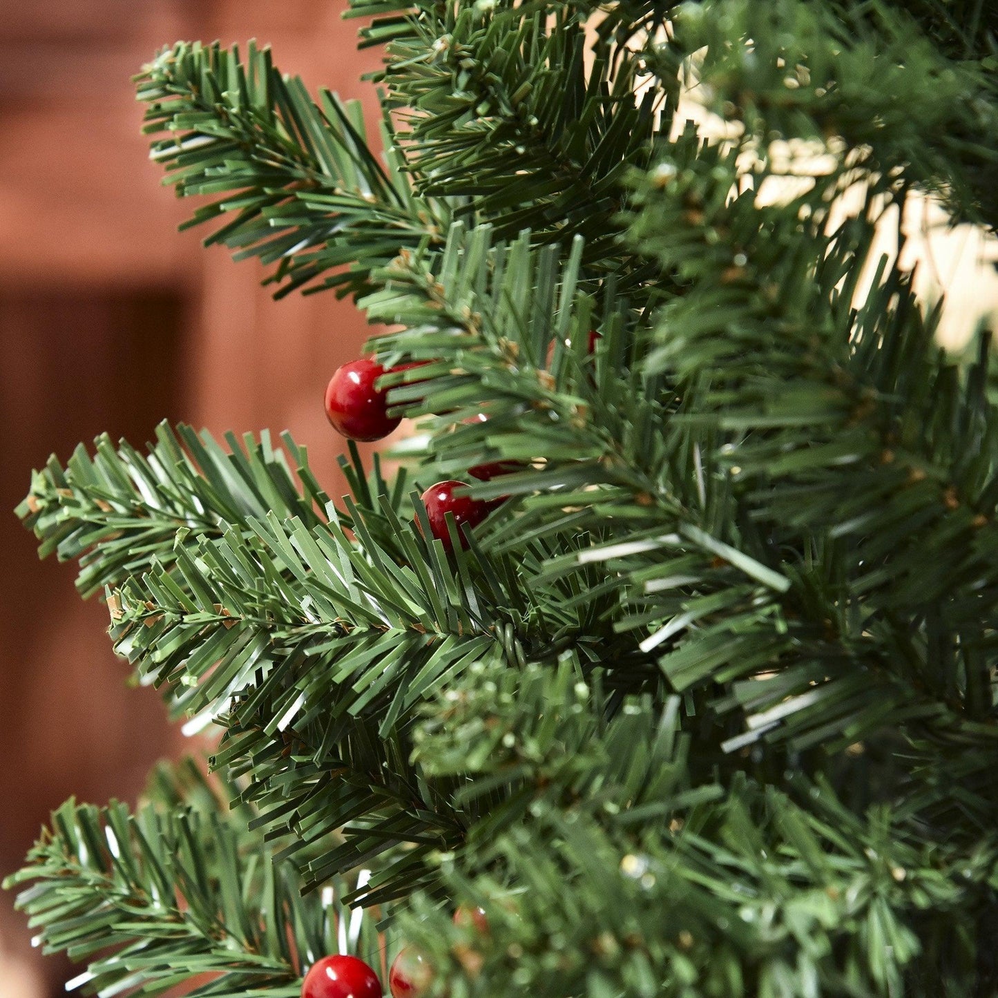 HOMCOM 6FT Slim LED PreLit Christmas Tree - ALL4U RETAILER LTD