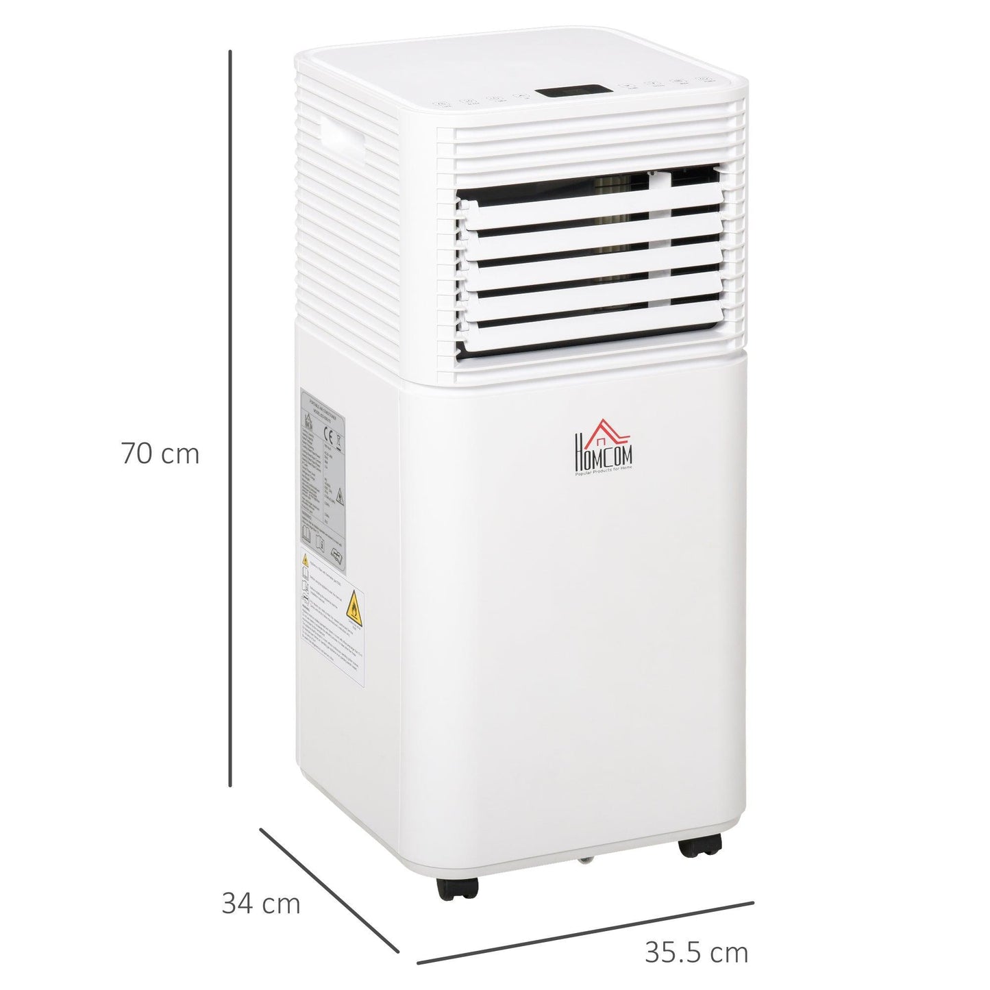 HOMCOM 7000 BTU Portable Air Conditioner Unit - ALL4U RETAILER LTD