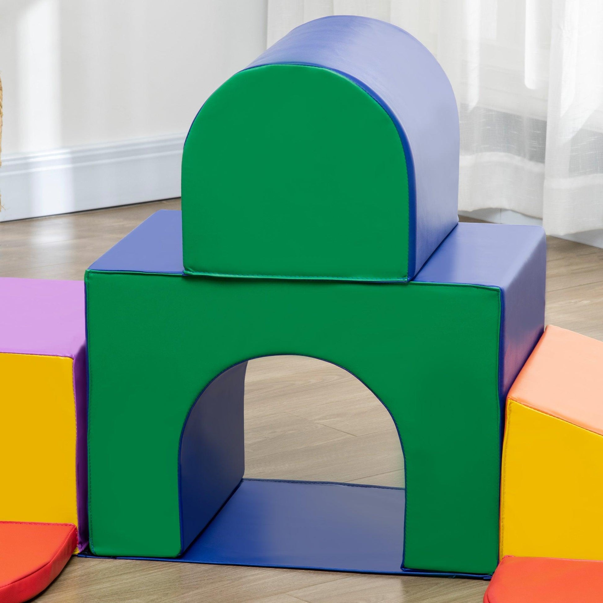 HOMCOM 7pc Soft Play Set for Toddlers - ALL4U RETAILER LTD