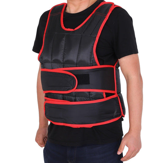 HOMCOM Adjustable 10kg Red Weight Vest - ALL4U RETAILER LTD