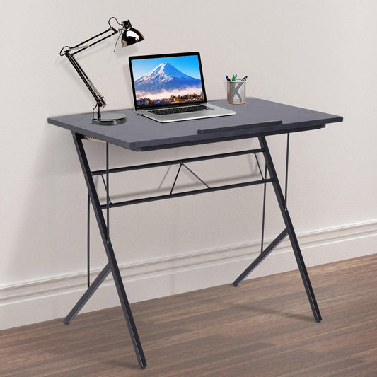 HOMCOM Adjustable Computer Desk 90L, Black - ALL4U RETAILER LTD