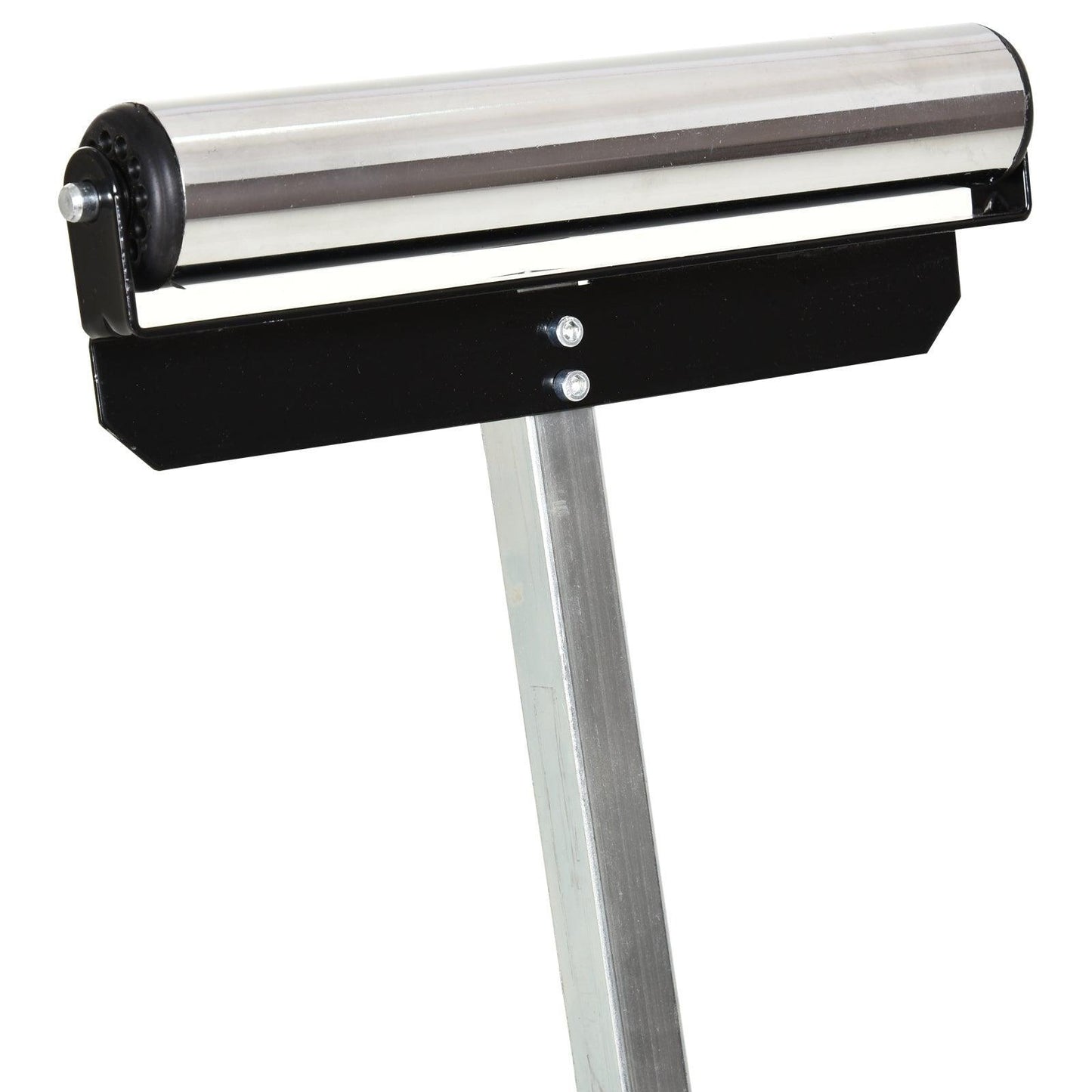 HOMCOM Adjustable Folding Roller Stand - Metal Construction, Portable - ALL4U RETAILER LTD