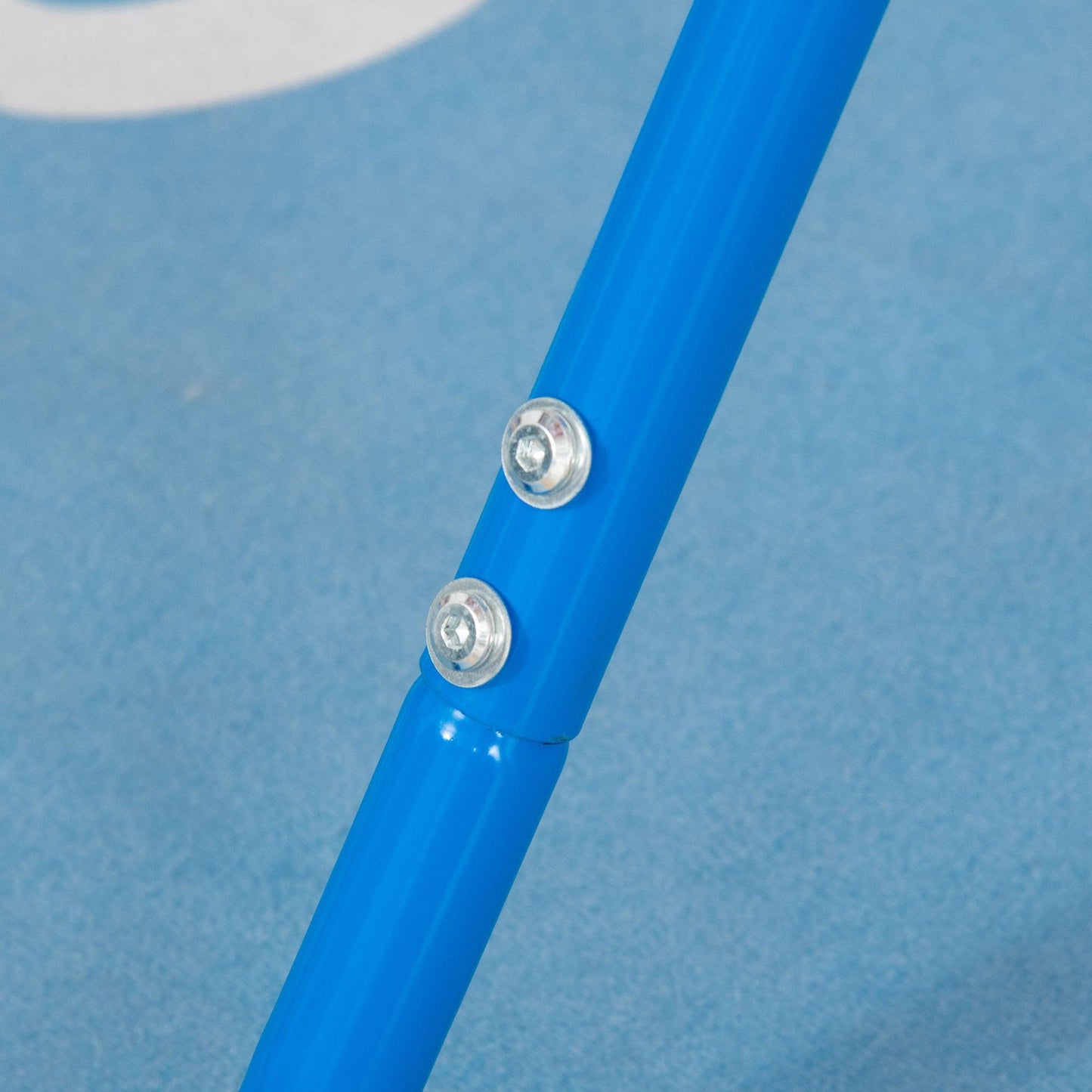 HOMCOM Adjustable Gymnastics Bar for Kids - Blue - ALL4U RETAILER LTD