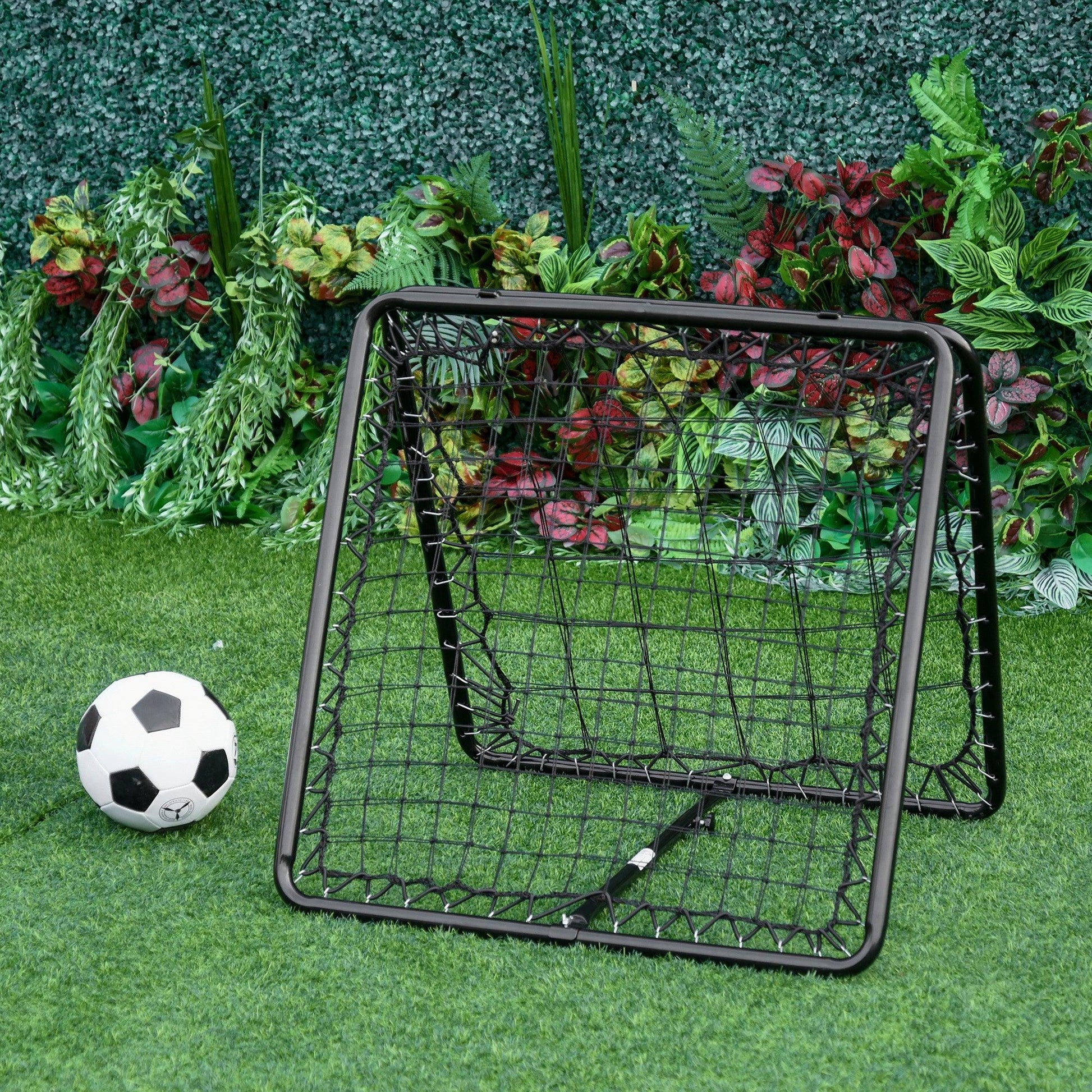 HOMCOM Adjustable Rebounder Net - Fast Training Aid - ALL4U RETAILER LTD