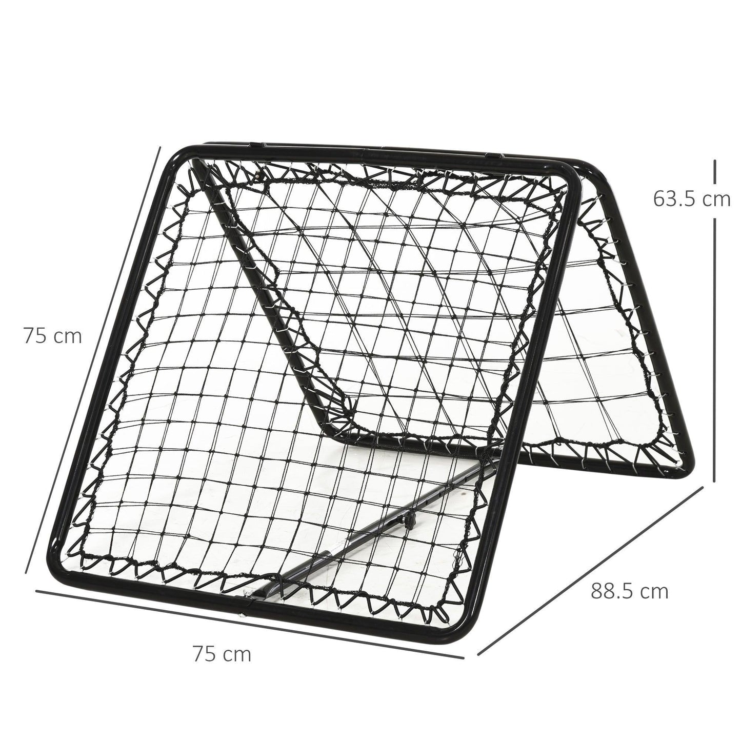 HOMCOM Adjustable Rebounder Net - Fast Training Aid - ALL4U RETAILER LTD