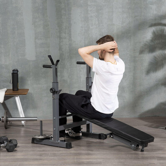 HOMCOM Adjustable Weight Bench – Home Gym Essential - ALL4U RETAILER LTD