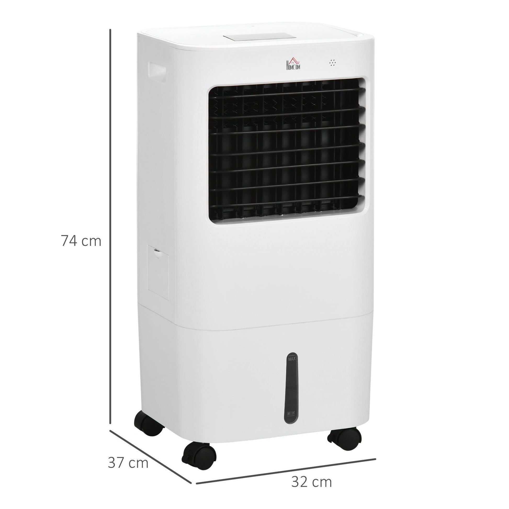 HOMCOM Air Cooler: Powerful Cooling with 15L Tank - ALL4U RETAILER LTD