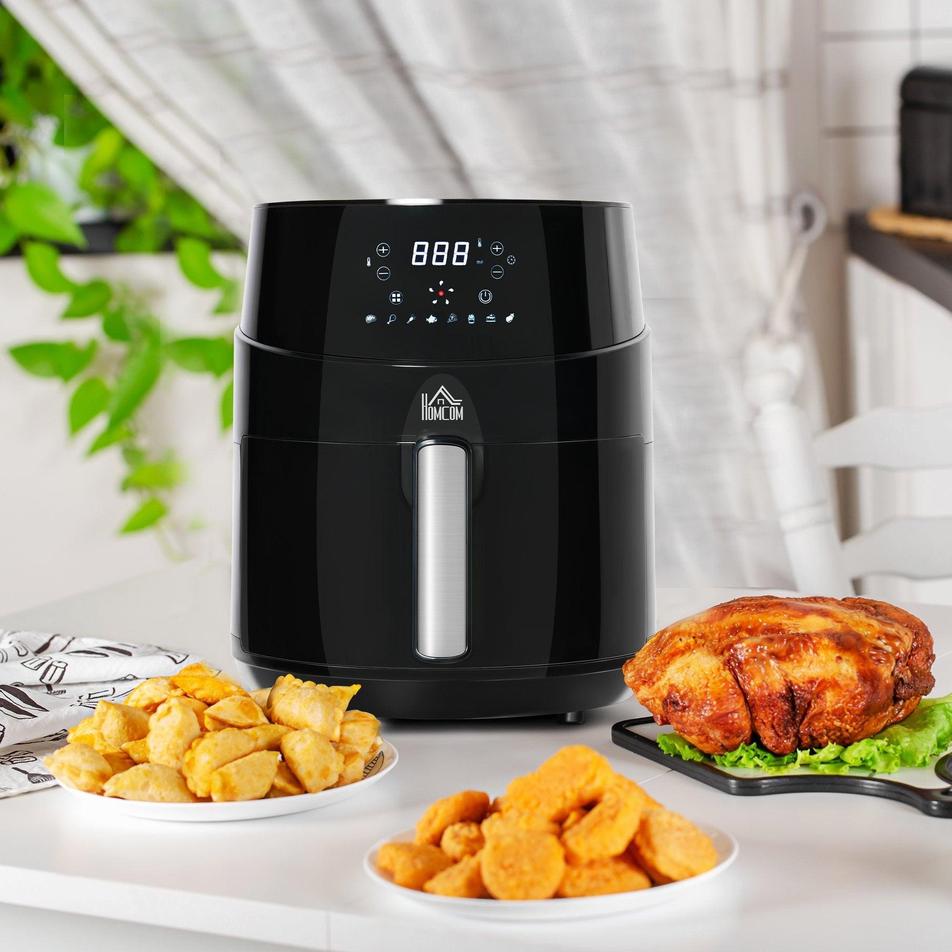 HOMCOM Air Fryer, 4.5L Capacity, Digital Display - ALL4U RETAILER LTD