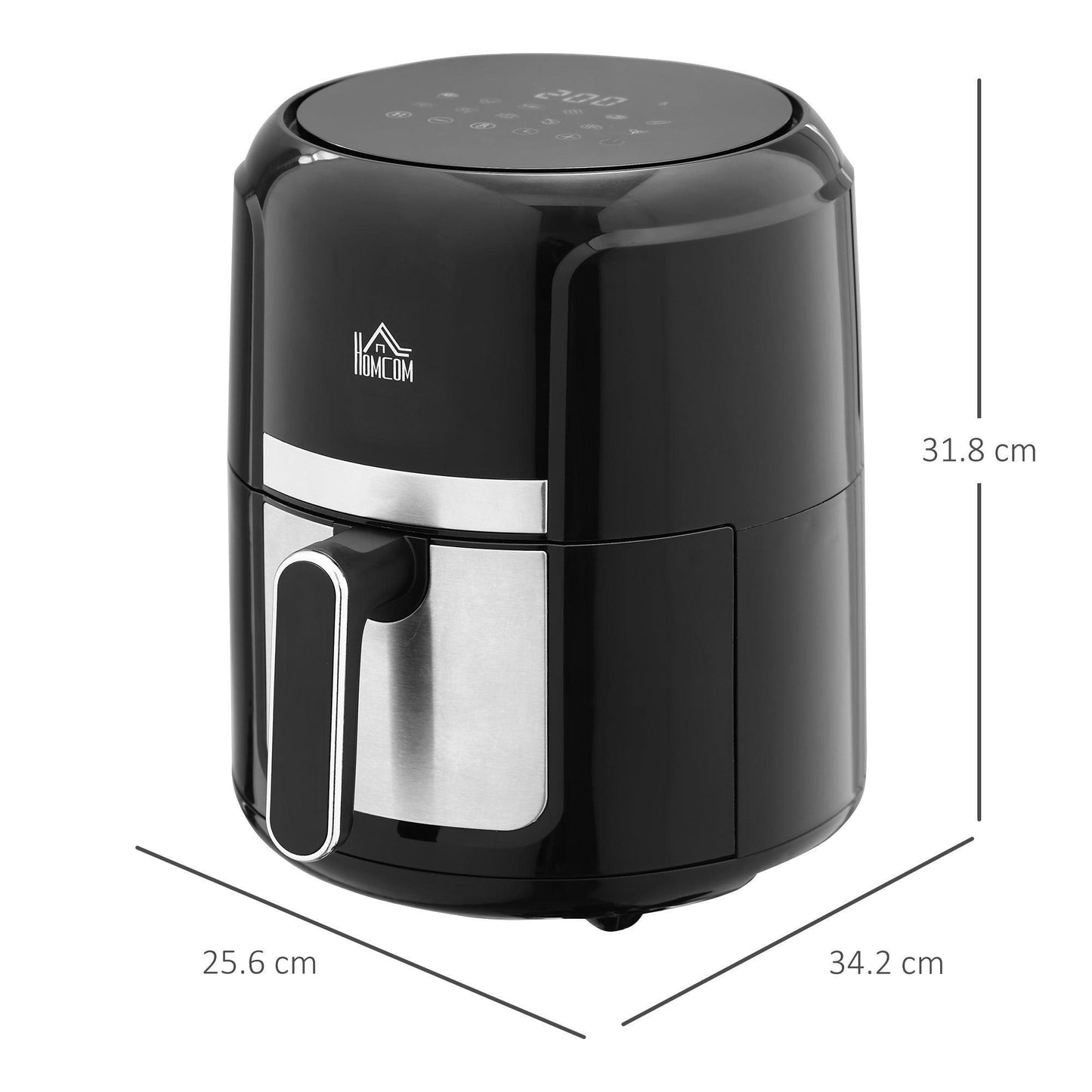 HOMCOM Air Fryer: Efficient 4L Cooking - ALL4U RETAILER LTD