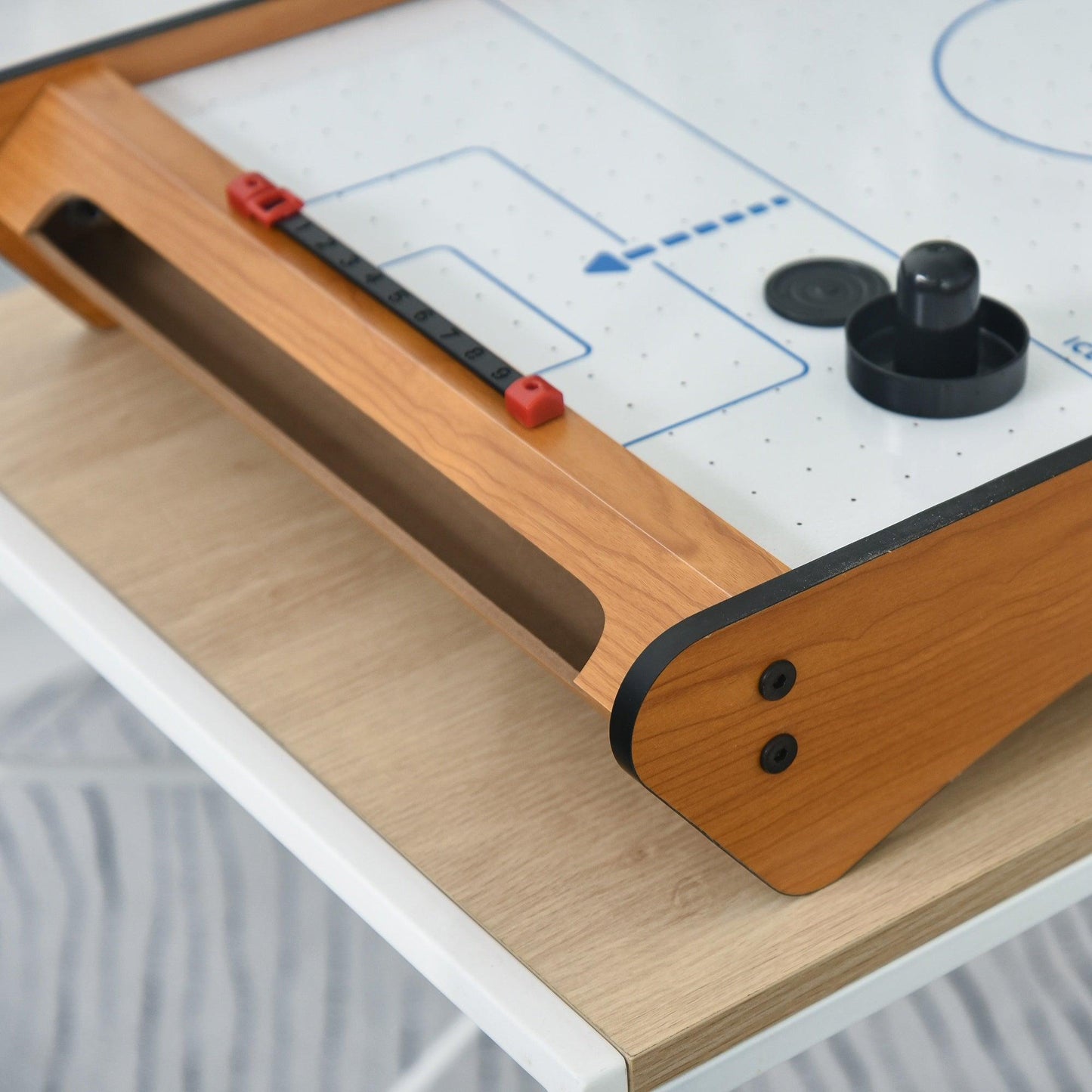 HOMCOM Air Hockey Table Set - Fun Game for All Ages - ALL4U RETAILER LTD