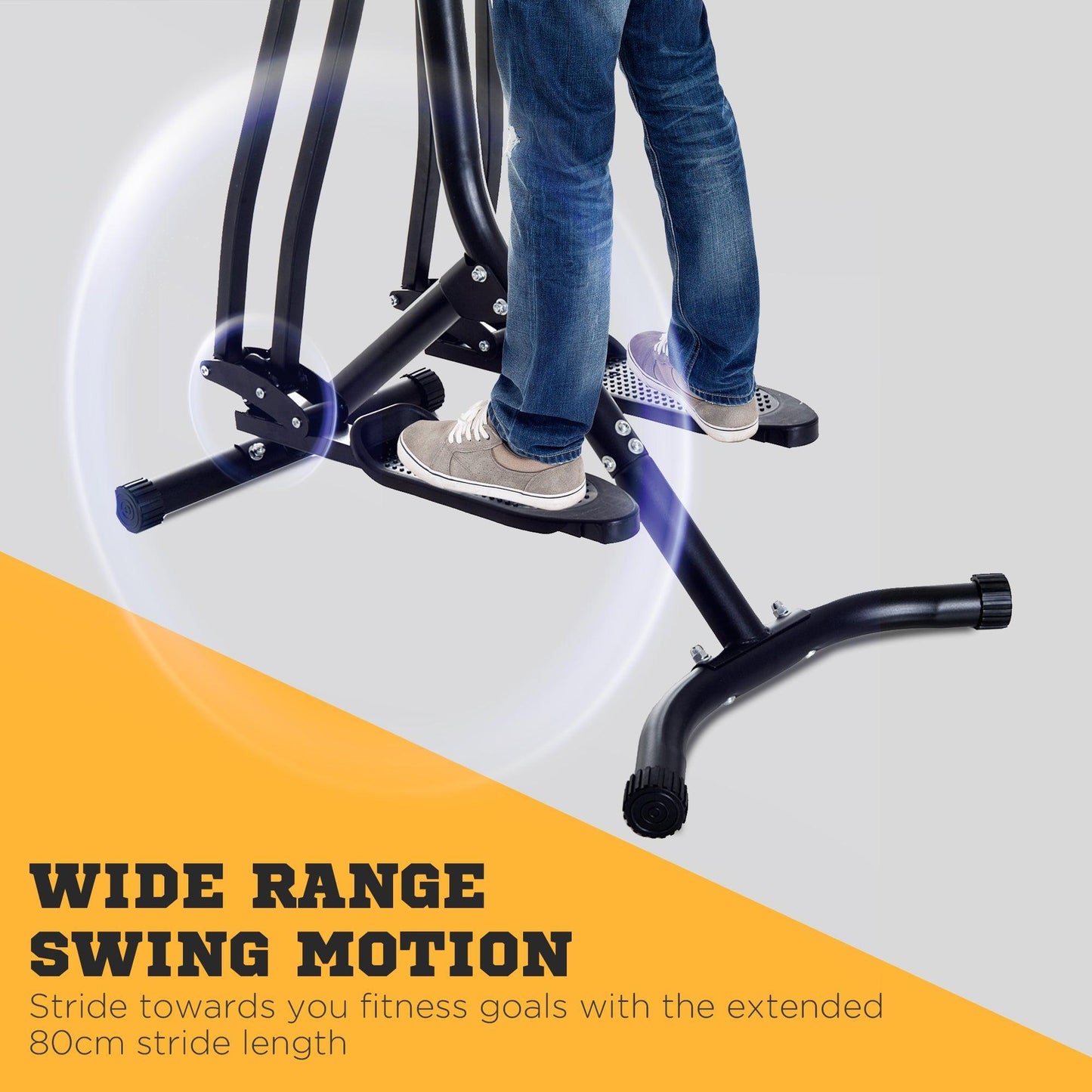 HOMCOM Air Walker Glider: Home Gym Cross Trainer - ALL4U RETAILER LTD