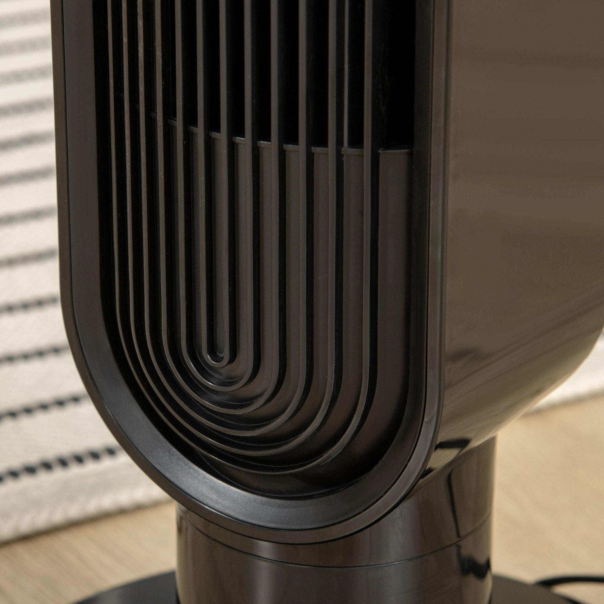 HOMCOM Anion Tower Fan - Bedroom Cooling, Oscillating, 3 Speed - ALL4U RETAILER LTD