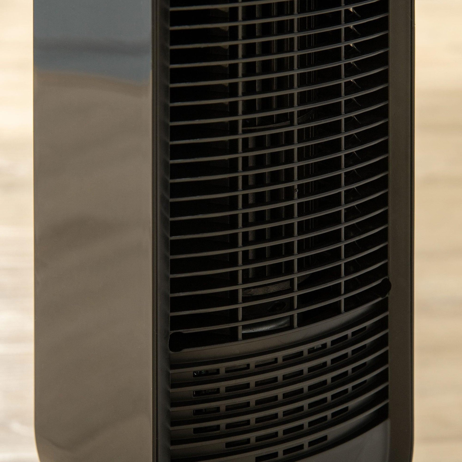 HOMCOM Anion Tower Fan - Bedroom Cooling, Oscillating, 3 Speed - ALL4U RETAILER LTD