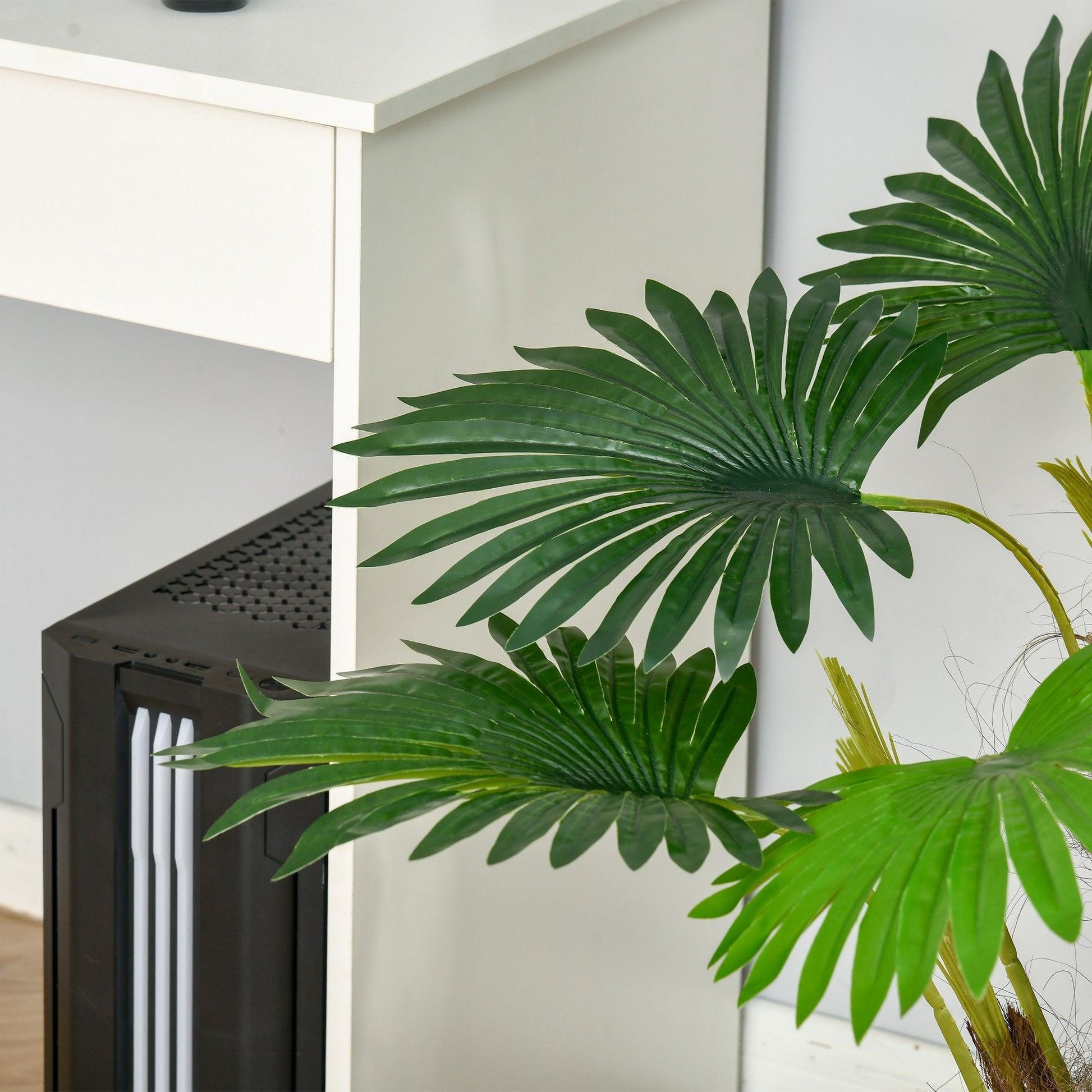 HOMCOM Artificial Palm Tree: Indoor/Outdoor Decor - ALL4U RETAILER LTD