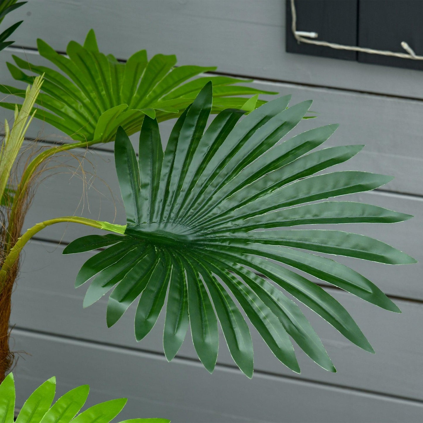 HOMCOM Artificial Palm Tree: Indoor/Outdoor Decor - ALL4U RETAILER LTD