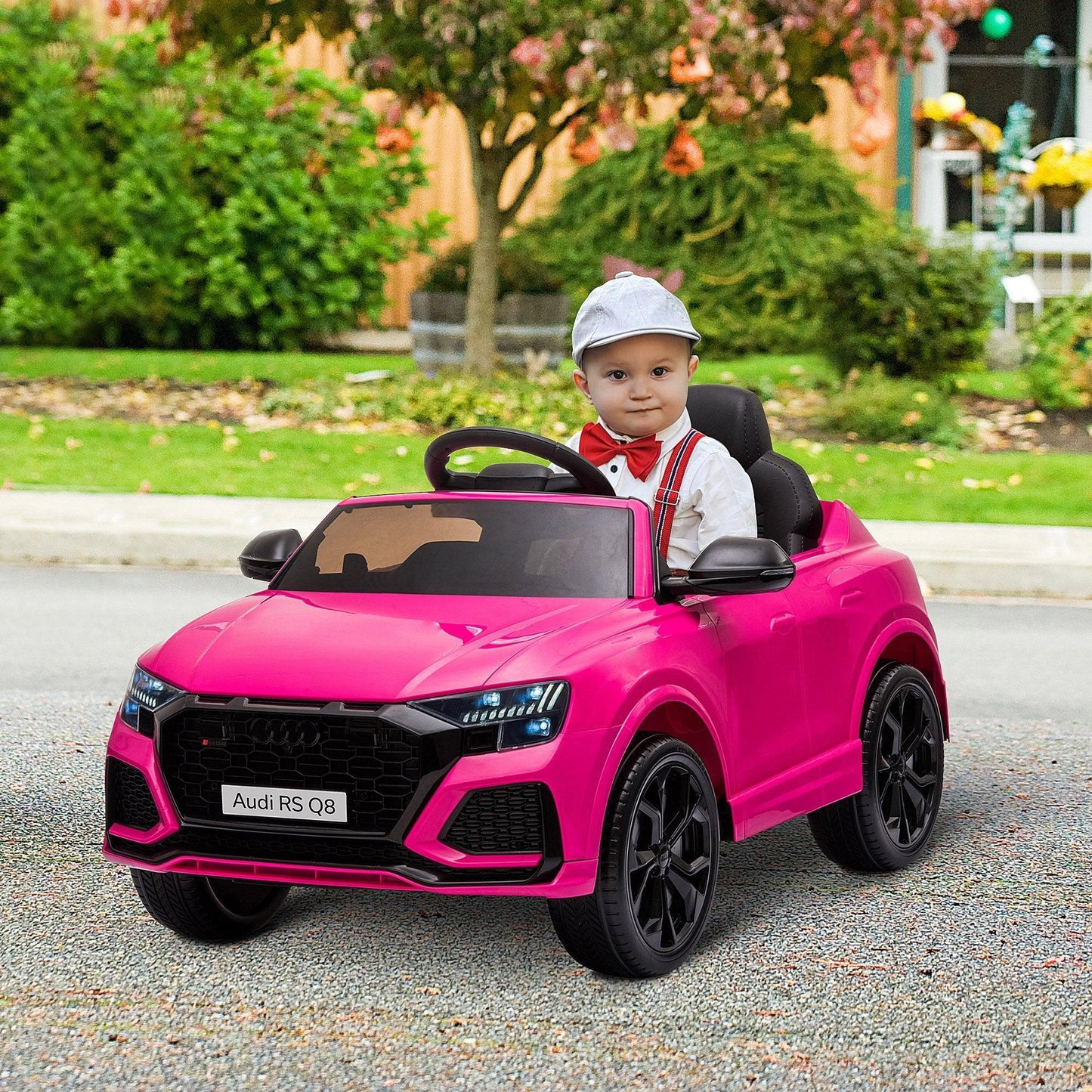 HOMCOM Audi RS Q8 6V Ride-On Car - Pink - ALL4U RETAILER LTD