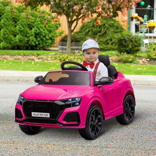 HOMCOM Audi RS Q8 6V Ride-On Car - Pink - ALL4U RETAILER LTD