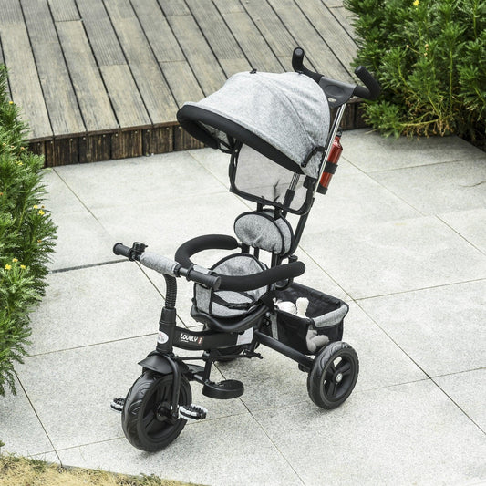HOMCOM Baby Tricycle Stroller - ALL4U RETAILER LTD