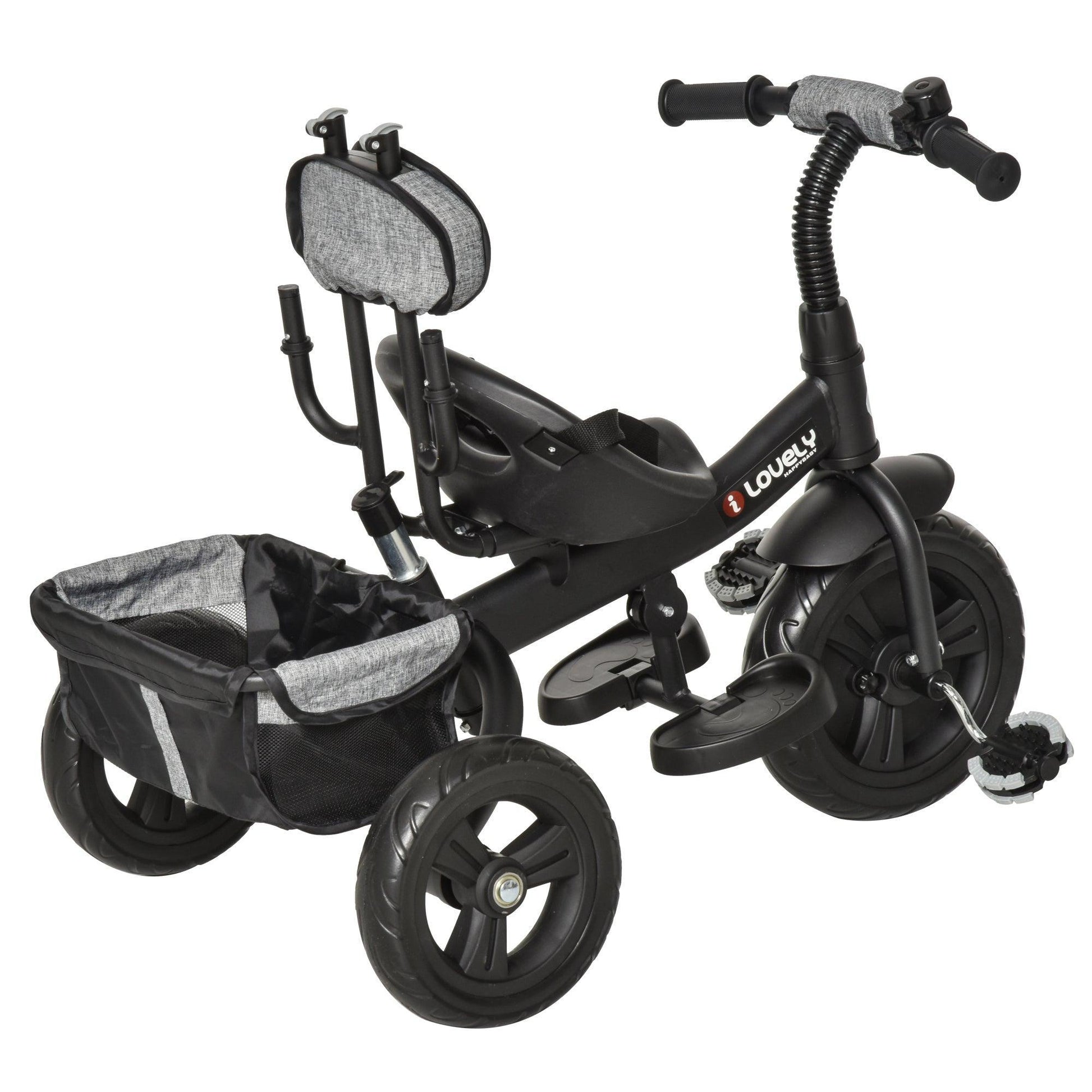 HOMCOM Baby Tricycle Stroller - ALL4U RETAILER LTD