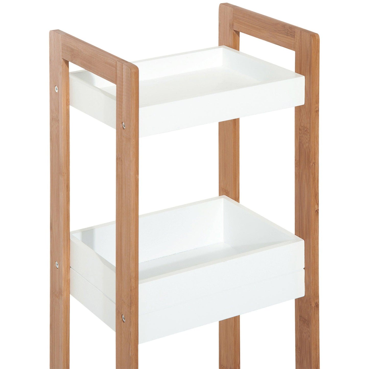 HOMCOM Bathroom Bamboo Storage Rack - ALL4U RETAILER LTD