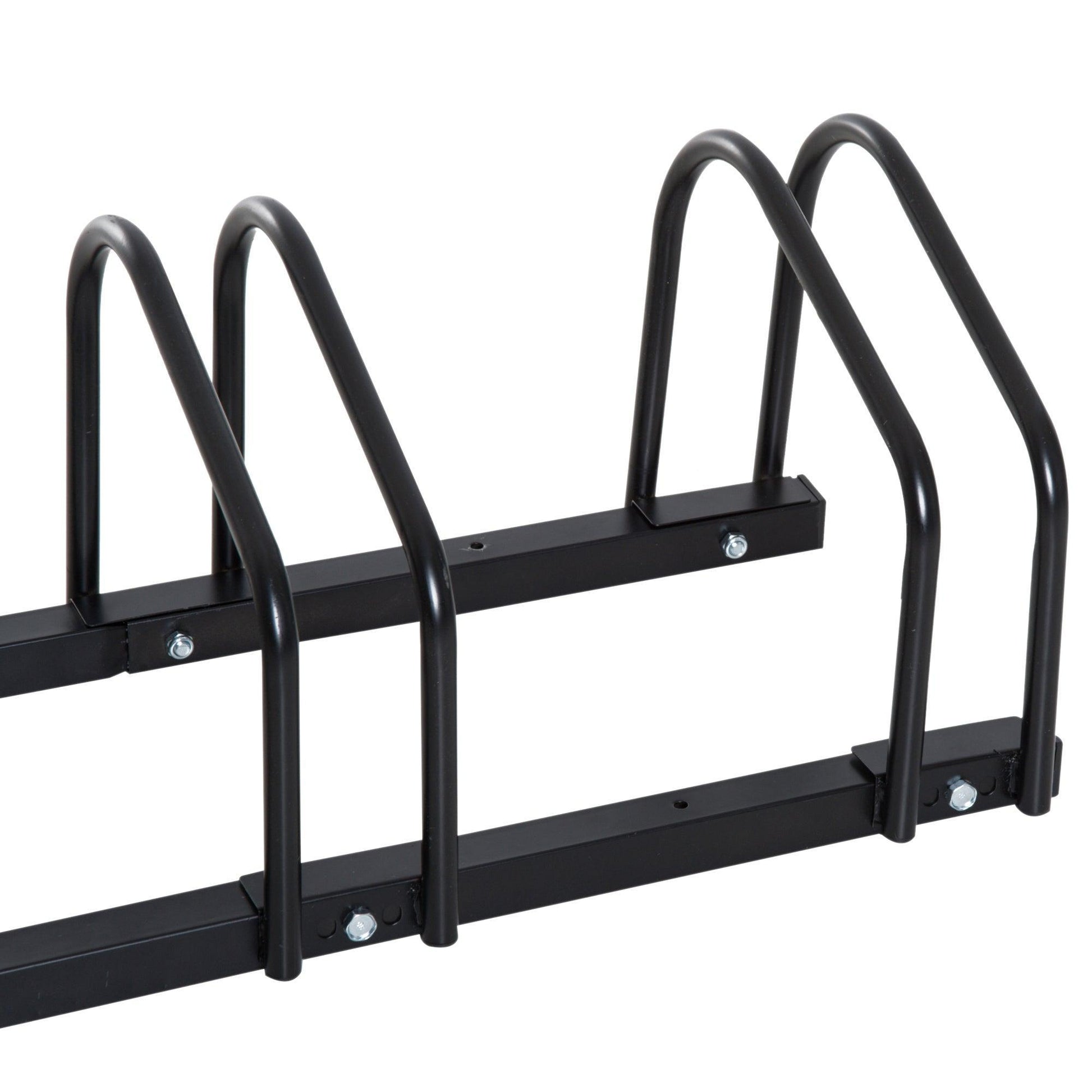 HOMCOM Bike Rack: Compact and Sturdy - ALL4U RETAILER LTD