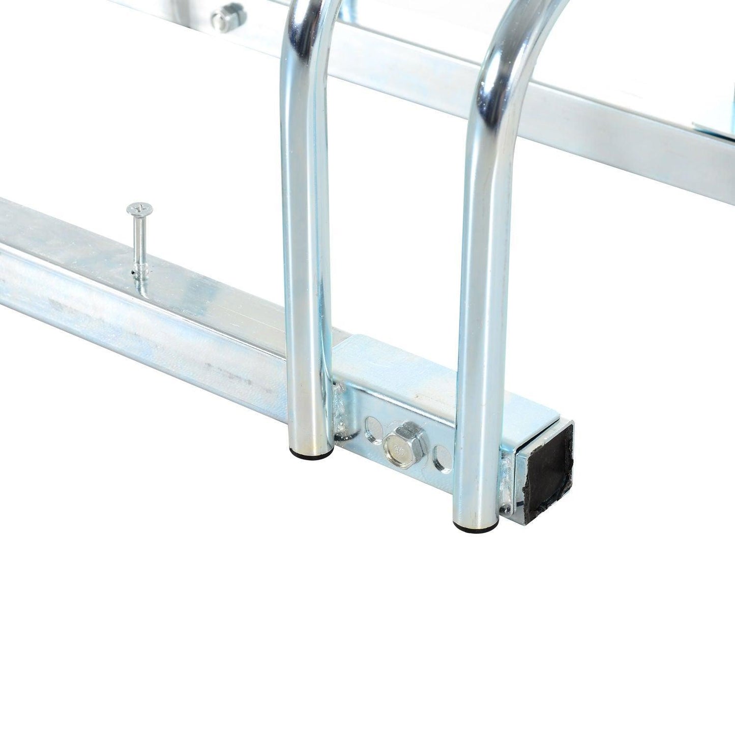 HOMCOM Bike Stand Parking Rack: Secure Cycle Storage - ALL4U RETAILER LTD