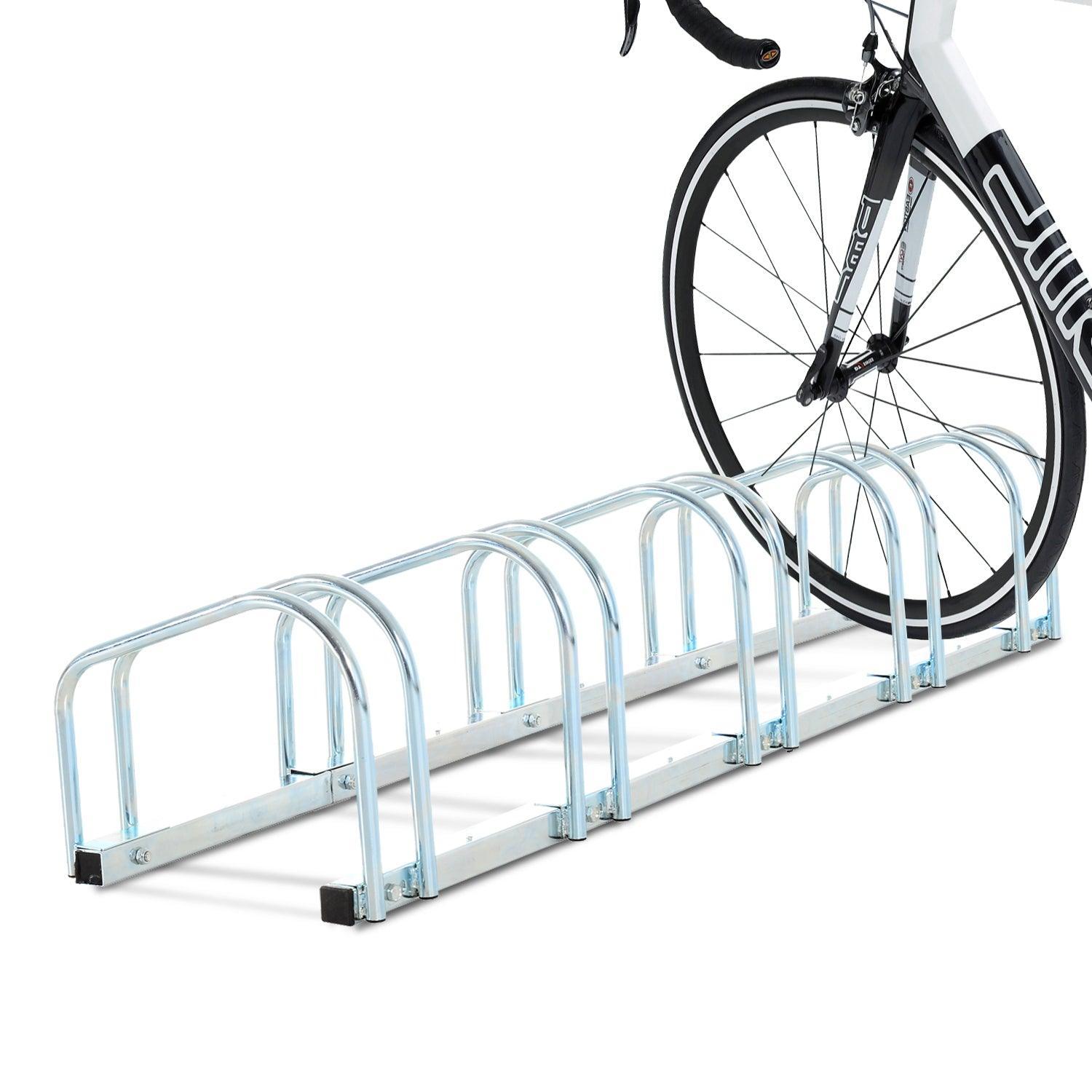 HOMCOM Bike Storage Rack - Secure and Compact - ALL4U RETAILER LTD