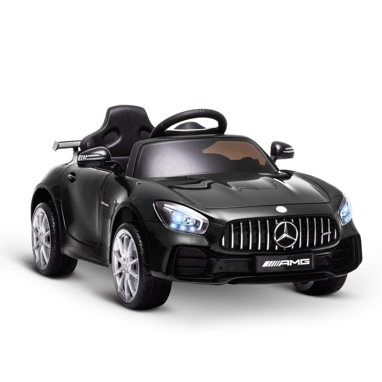 HOMCOM Black Kids Electric Ride-On Car with Remote Control - ALL4U RETAILER LTD