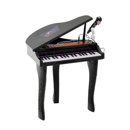 HOMCOM Black Mini Piano Set - Complete - ALL4U RETAILER LTD