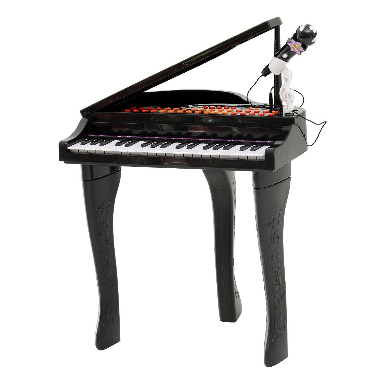 HOMCOM Black Mini Piano Set - Complete - ALL4U RETAILER LTD