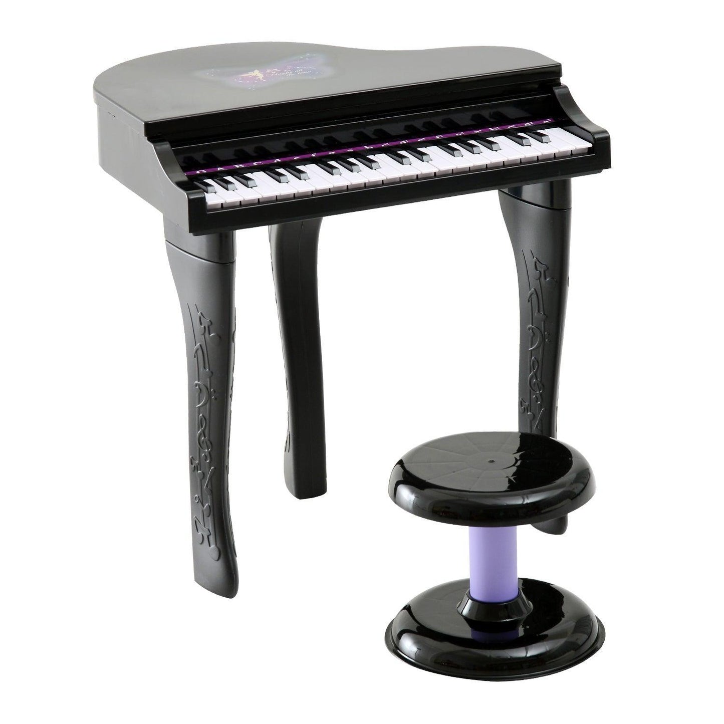 HOMCOM Black Mini Piano Set - Complete - ALL4U RETAILER LTD