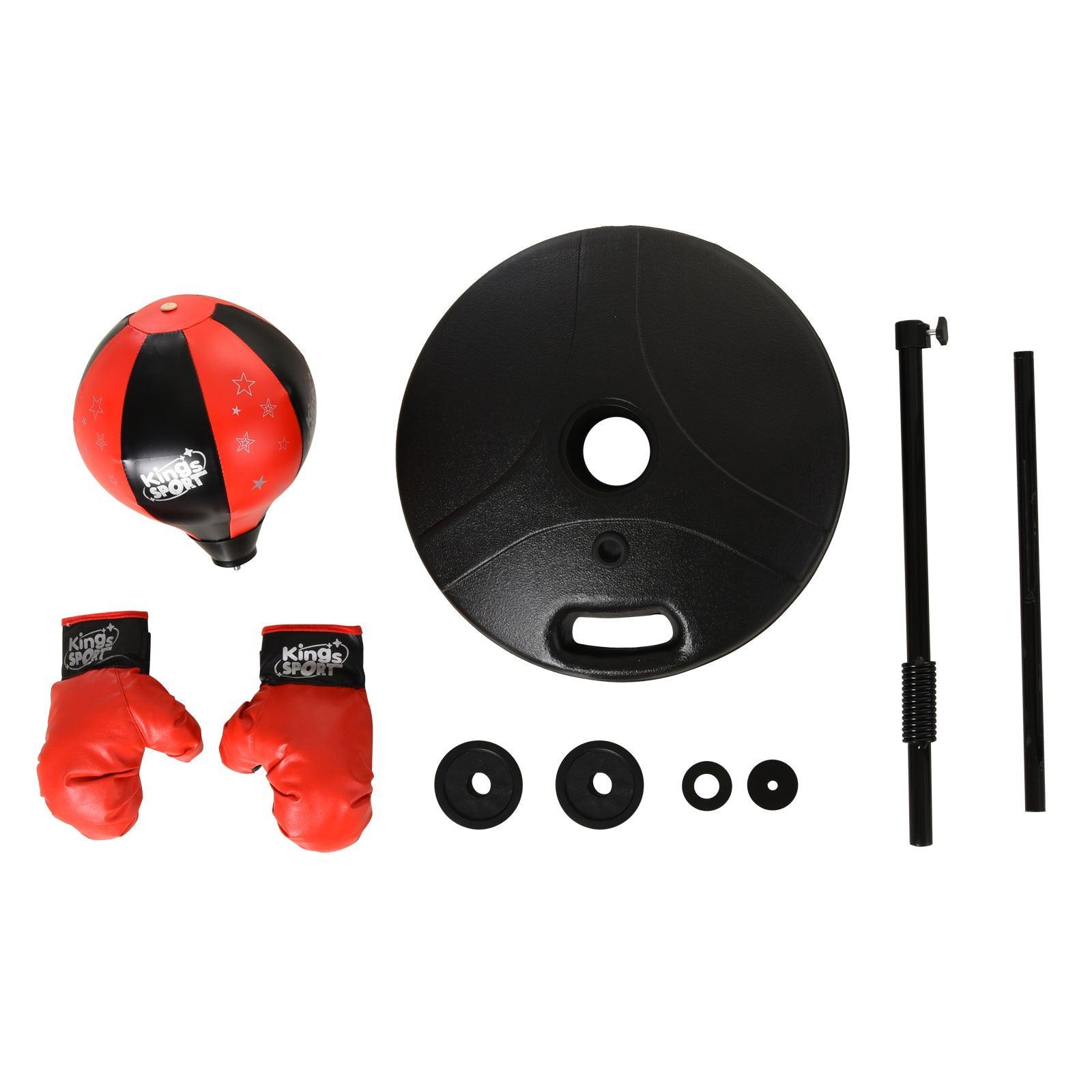 HOMCOM Boxing Punch Ball Set - Adjustable, Rebound Game - ALL4U RETAILER LTD