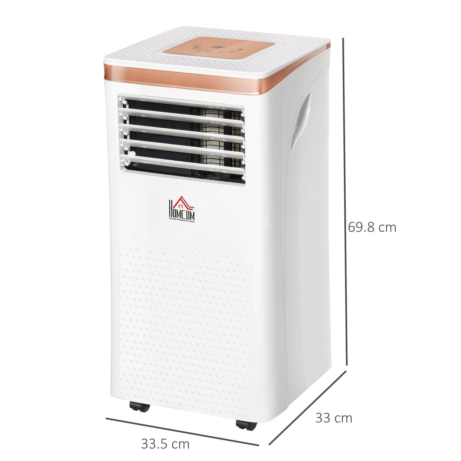 HOMCOM Compact 4-in-1 Air Conditioner - 10K BTU - ALL4U RETAILER LTD