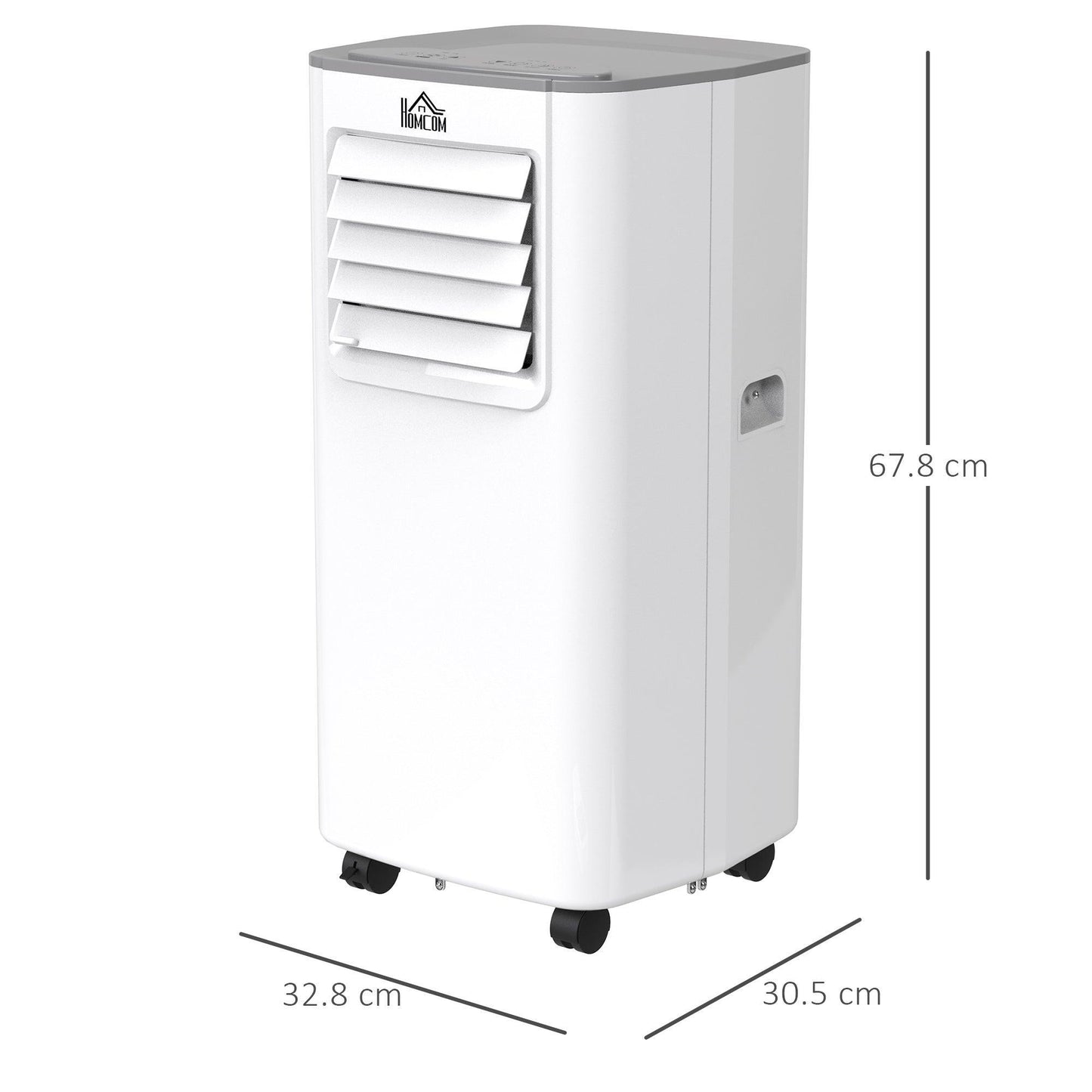 HOMCOM Compact Mobile Air Conditioner - 5000 BTU, Cooling - ALL4U RETAILER LTD