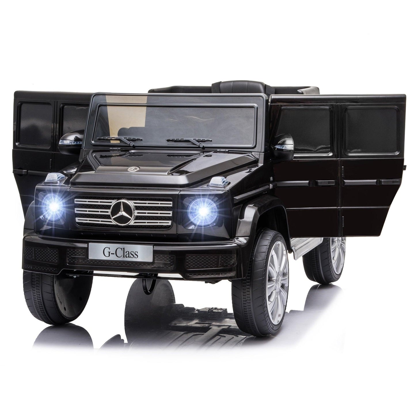 HOMCOM Mercedes G500 Ride-On Car with Remote- 12V, Music, Lights - ALL4U RETAILER LTD