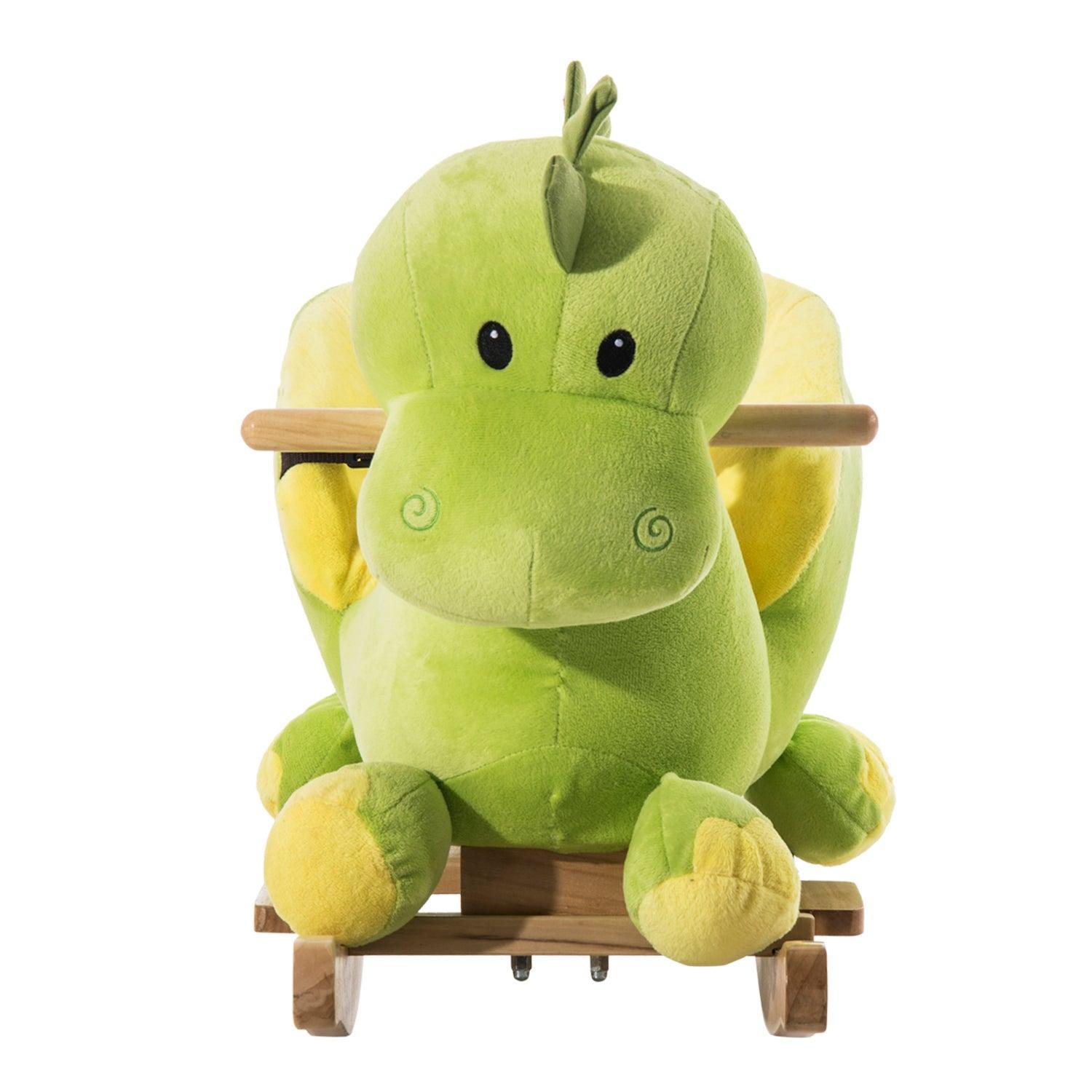 HOMCOM Dinosaur Rocking Horse - Safe & Fun Ride-On Toy - ALL4U RETAILER LTD